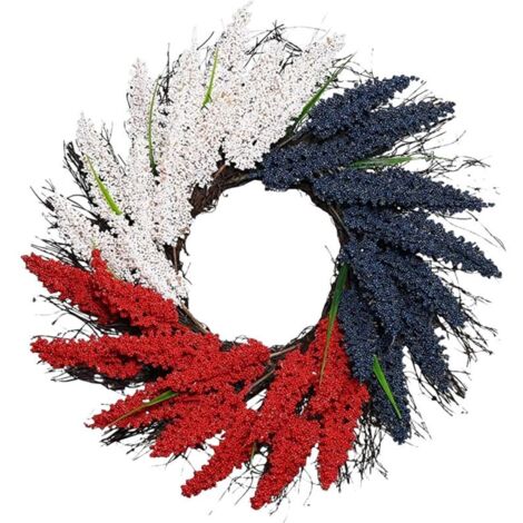 Patriotischer Kranz, 4. Juli – Unabhängigkeitstag, Gedenktag, Wanddekoration
