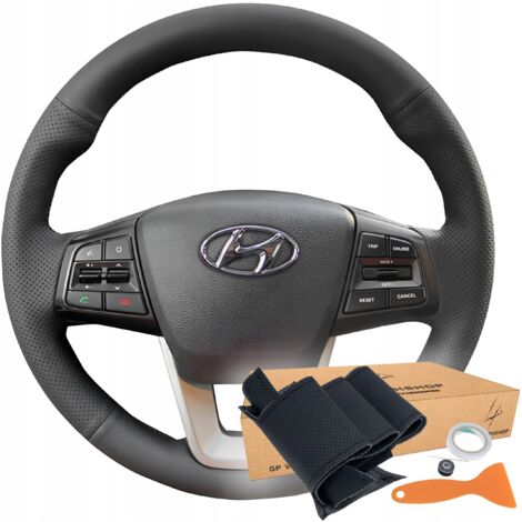 PATRÓN DE ACABADO DE LA CUBIERTA DEL VOLANTE PARA HYUNDAI IX25 IX35 CRETA ELANTRA