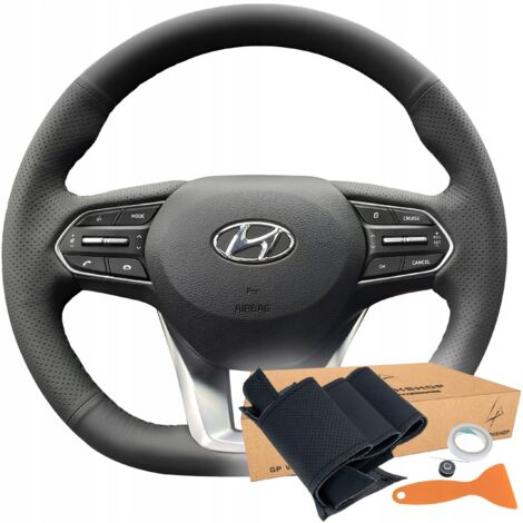 PATRÓN DE ACABADO DE LA CUBIERTA DEL VOLANTE PARA HYUNDAI SANTA FE PALISADE