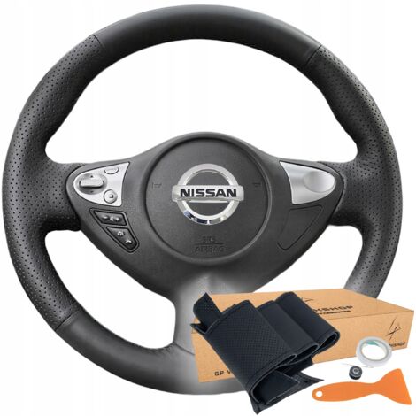 Patrón de moldura de la cubierta del volante para Nissan Sentra, Maxima, Juke 370Z