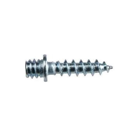 Pattes à vis bois pour collier de supportage M8, diamètre 8 mm, longueur 60 mm, boîte de 100 pièces