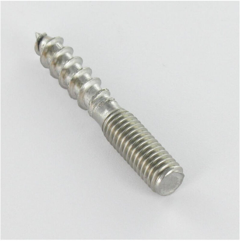 Patte à vis bois et Métaux Inox A2 6X120-50 pièces