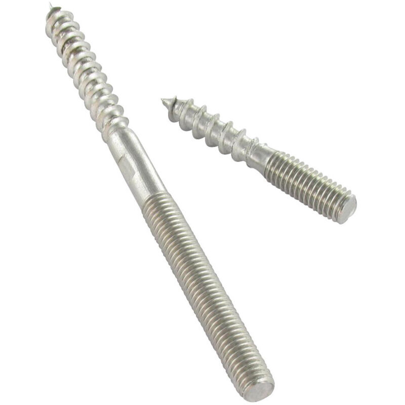 Vis Express - Patte à vis bois et Métaux Inox A2 8X180-25 pièces