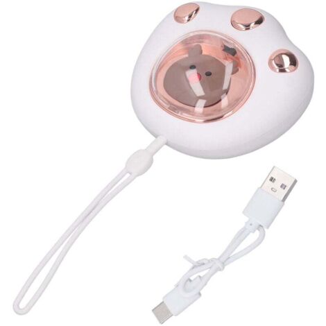 Patte de Chat Rechargeable électrique avec Lumière Colorée de 1,5 à 6 Heures Chauffage intégré la Batterie