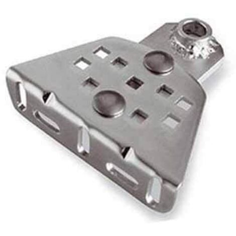 Patte de fixation côté vantail réglable à visser Nice PLA15