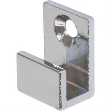 Patte fixation miroir H20 x L15mm Zamak chromé