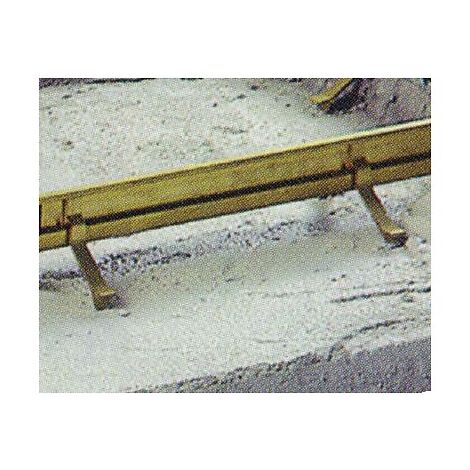 Pattes à scellement profils de cadre pour tapis brosse, boîte de 4 pièces - DINAC