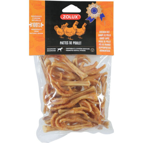 Pattes de poulet 500 g friandises pour chien - zolux