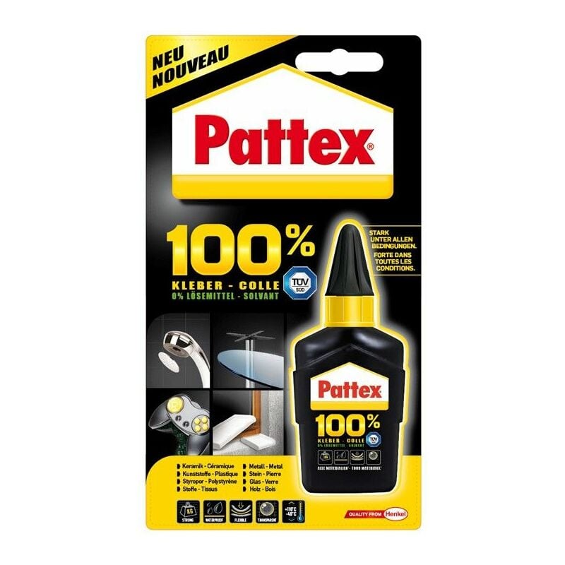 

Pegamento Multimaterial Flexible Pattex 100% Botella 50gr
