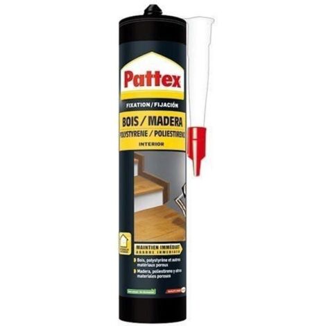 PATTEX 1813678 COLLE FORTE RATIONNELLE POUR BOIS/POLYSTYRÈNE 380 G