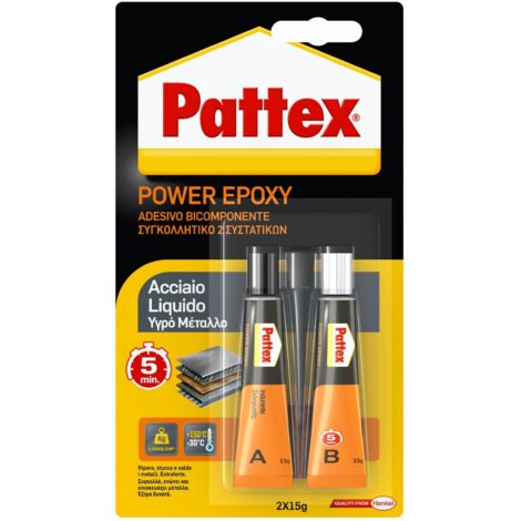 Pattex Acciaio Liquido Tubo 30 G - 6 Pz