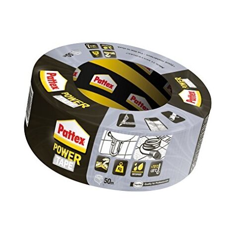 Pattex Power Tape, Modèle : 25 m x 50 mm, Type PT2DS