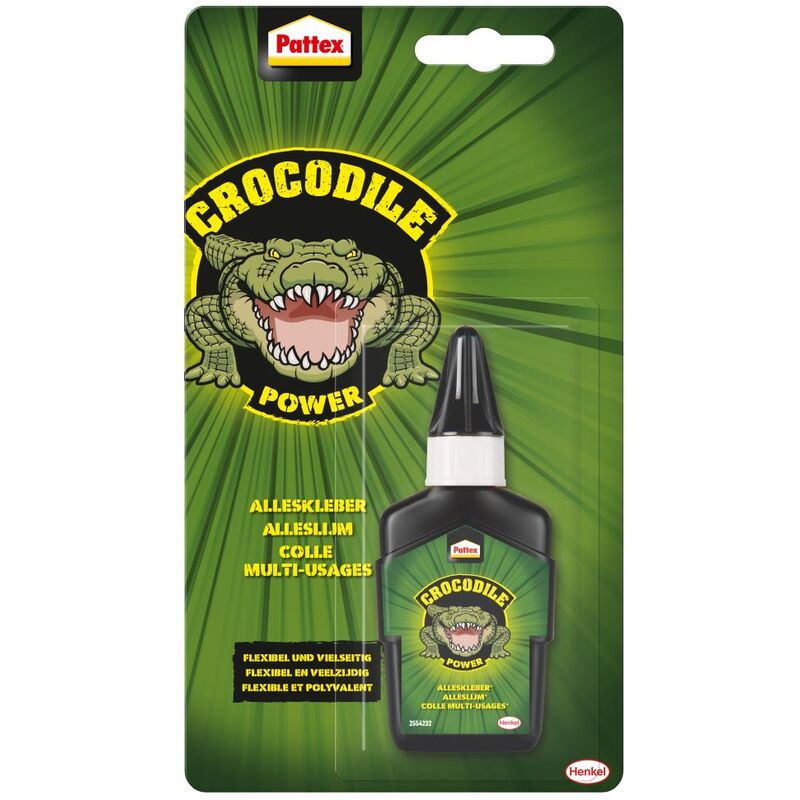 Pattex - Crocodile All-Glue, carte blister, 50g 2716814