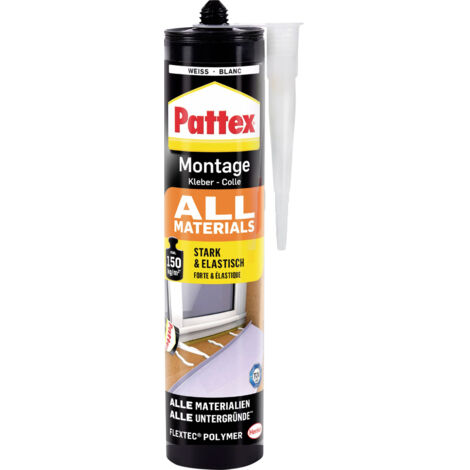 Pattex All Materials Montagekleber Herstellerfarbe Weiß PXA45 450 g