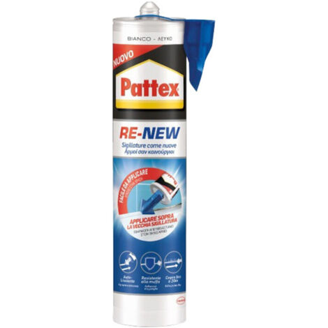 PATTEX BAGNO SANO RE-NEW BIANCO CARTUCCIA 280 ML.- 12,0 pz
