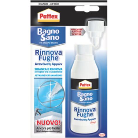 PATTEX BAGNO SANO RINNOVA FUGHE BIANCO 125 ML- HENKEL ITALIA- 12,0 pz