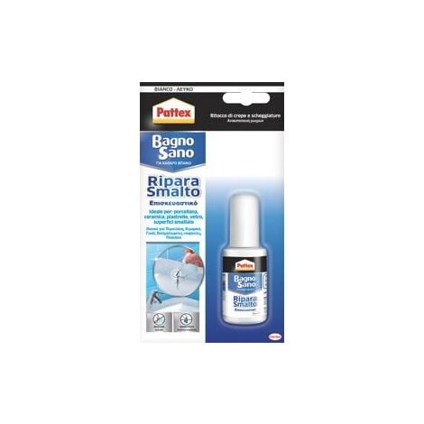 HENKEL Pattex Ripara Piastrelle Smalto Bianco 50 ml – Bagno Sano Ritocchi Precisi