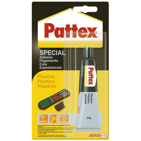 Pattex – Colle contact 30g – Pour PVC rigide et flexible – Résistance à l'eau – Séchage rapide en 20 minutes – Tube pratique pour petites réparations