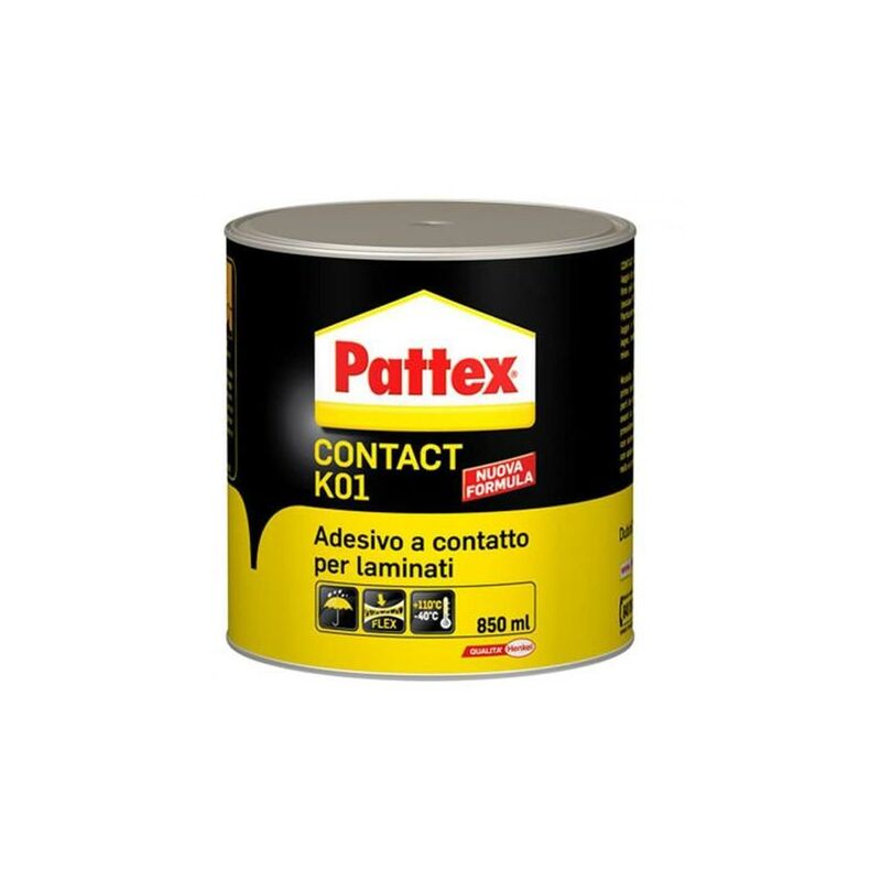 Henkel - Pattex Contaxt K01 - La colle adhésive universelle 850ml pour le plastique, le bois, le caoutchouc et le liège.