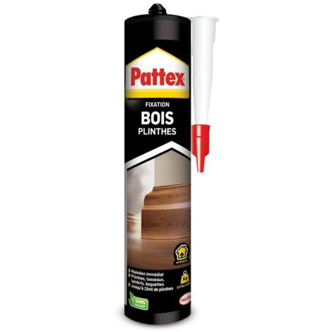 PATTEX Colle fixation interieur acryliq pattex ni clou ni vis bois/plint 380g