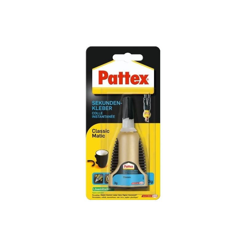 Pattex - colle instantanée liquide matic, bouteille 3 g 9H PST2C