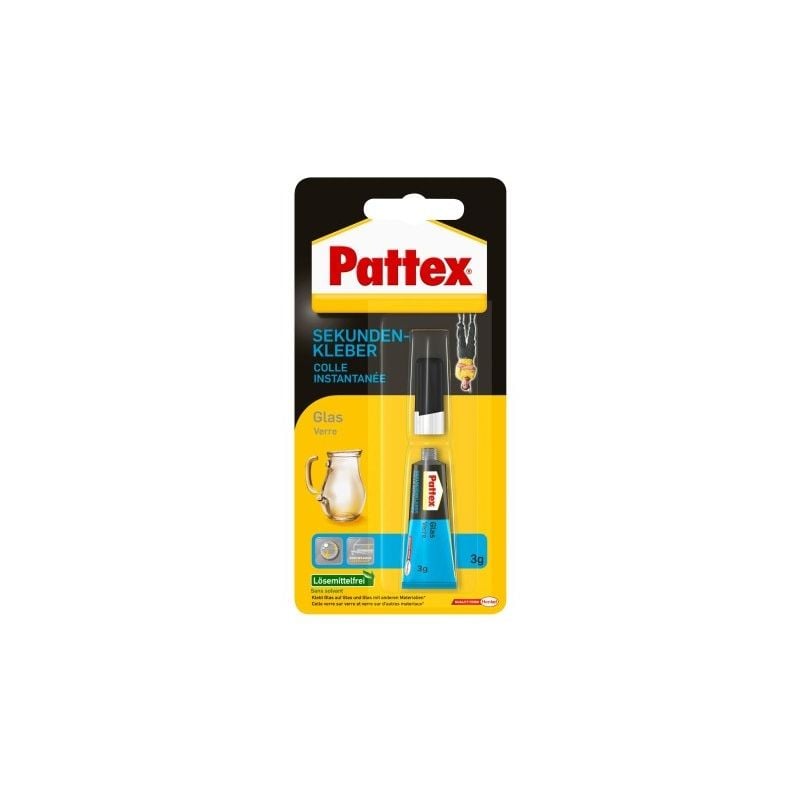 Pattex - colle instantanée verre liquide, tube de 3 g PSV1C