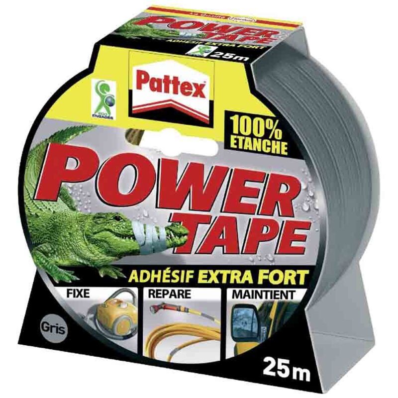 Klebeband Power 5x25m Grau Kabelkanal - Pattex