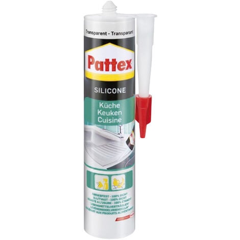 Pattex Küche Silikon Farbe Transparent PFKST 300ml C02523