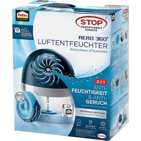 HENKEL PA360 Luftentfeuchter Aero 360 Entfeuchter und 1 Tab à 450 g PA360