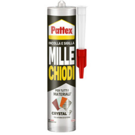 PATTEX MILLECHIODI CRYSTAL CARTUCCIA 290 G- 12,0 pz