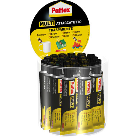 Pattex Multi Attaccatutto Adesivo Universale Trasparente Rapido 20ml