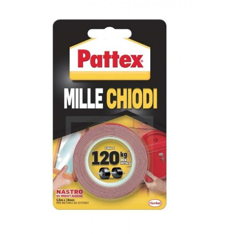 Pattex - Cinta de mil clavos 1415580-19mmx1,5m