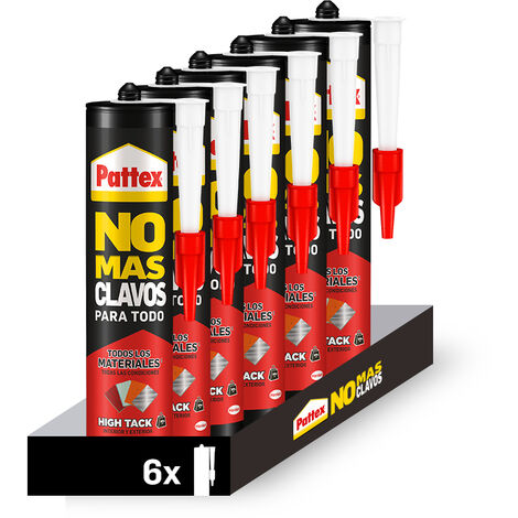 Pattex No Más Clavos - Para Todo HighTack en cartucho - Pack de 6 unidades