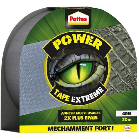 PATTEX - Pattex power tape extrême gris 30m