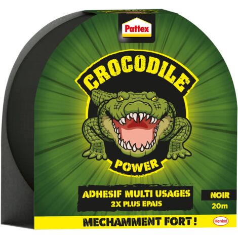 Pattex Power Adesivo, Nero, 20m