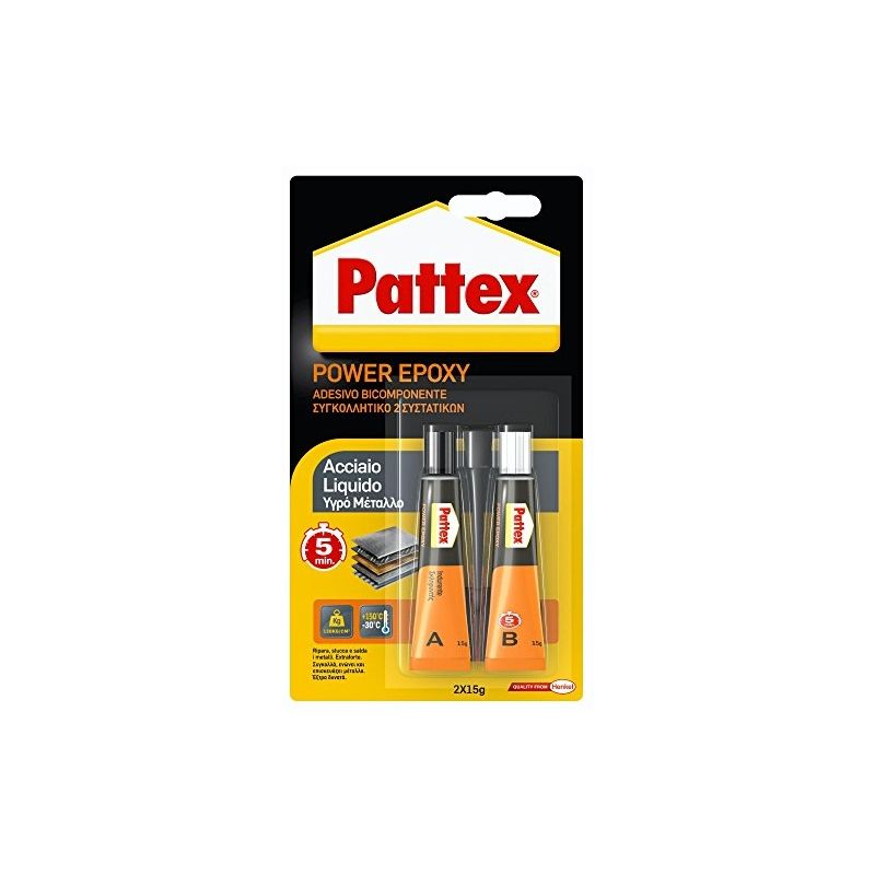 Pattex - 1659549, colle époxy acier liquide, 30 G