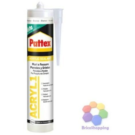PATTEX PRO ACRIL 1 WHITE- 300 MTNEW