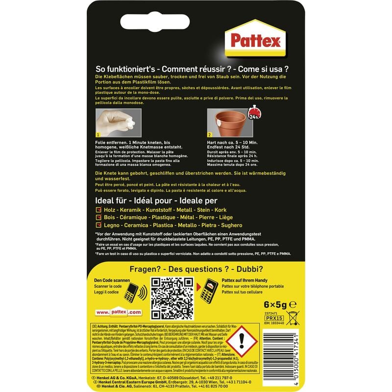 Pattex - Repair Express Repair Stick universel PRX15 30 g C07511