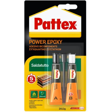 Pattex Saldatutto Power Epoxy Bicomponente 24 G - 6 Pz