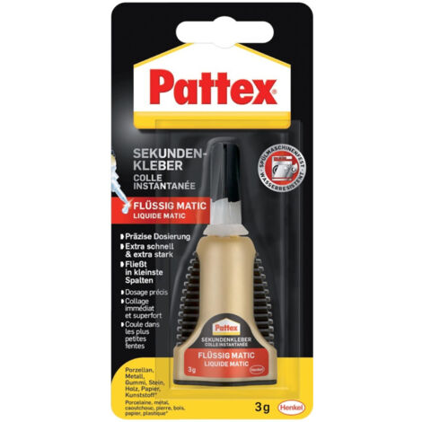 PATTEX Sekundenkleber Matic Flüssig 3g