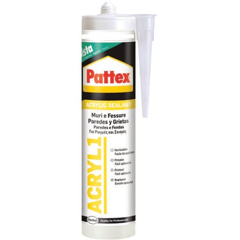 Pattex sigillante sista acryl1 colorato - ml.300 bianco