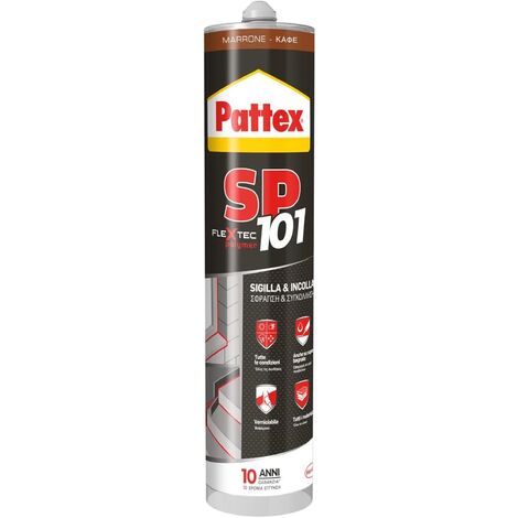 PATTEX SIGILLANTE SP 101 COLORATO ml.280 marrone -   FER 455923   -- pz 2