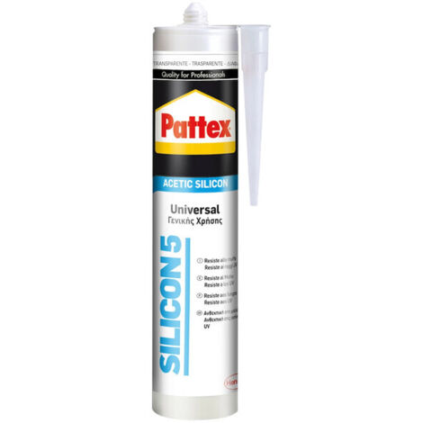 PATTEX SILICON 5 UNIVERSALE BIANCO 280 ML CARTUC- HENKEL ITALIA- 25,0 pz