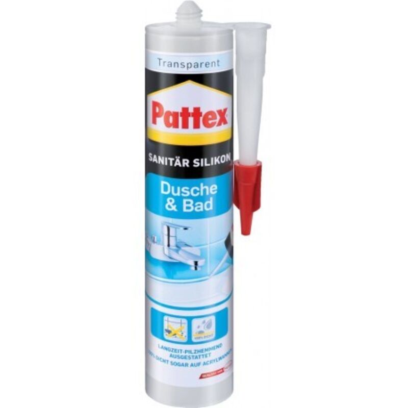 Pattex Silicone sanitaire 300 ml, transparent (Par 12)