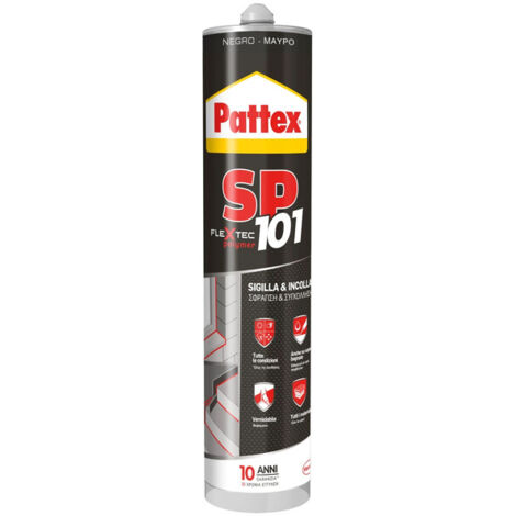 PATTEX SILICONE SP101 NERO 280 ML CARTUC.- 1,0 pz