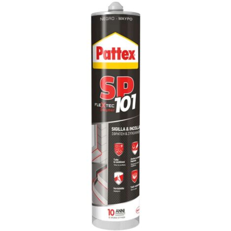 PATTEX SILICONE SP101 NERO 280 ML CARTUC.