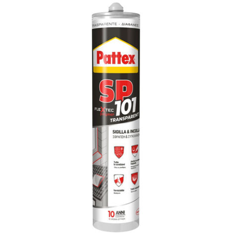 PATTEX SILICONE SP101 TRASPARENTE 280 ML CARTUC.- HENKEL ITALIA- 1,0 pz