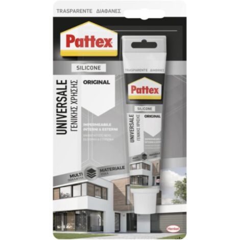 Pattex silicone universel 50ml transparent - w060105005