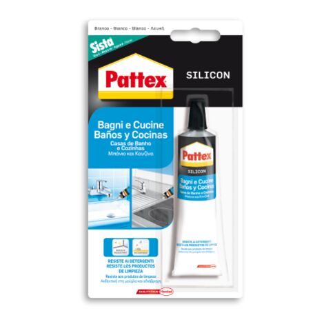 Pattex Sista Blanc Silicone AcA tique 50 ml AdhA sif Sanitaire Salles De Bains Cuisines