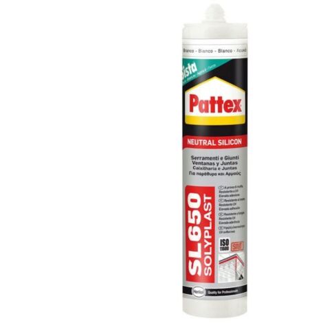 PATTEX SL 650 VENTANAS Y JUNTAS CART. 300 ML - BLANCO RAL 9016 - IMPREX